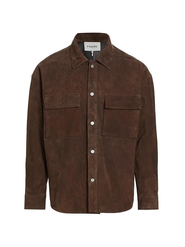 Mens Clean Suede Shirt Product Image