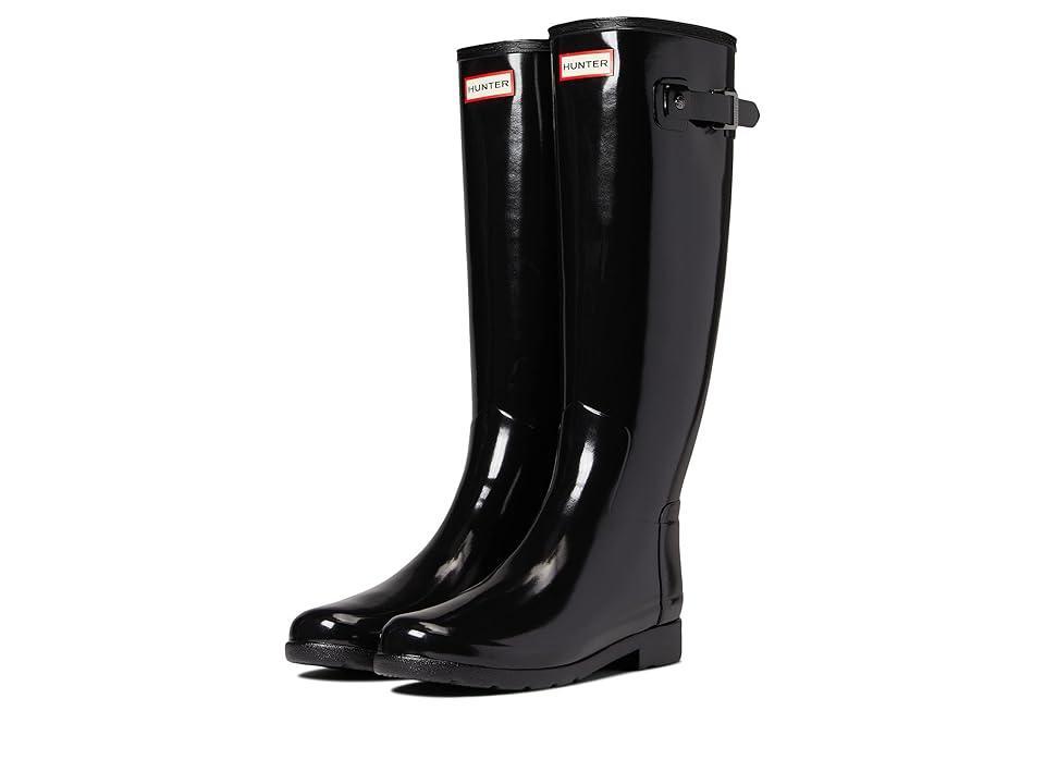 Hunter Womens Original Refined Tall Gloss Rain Boots Product Image