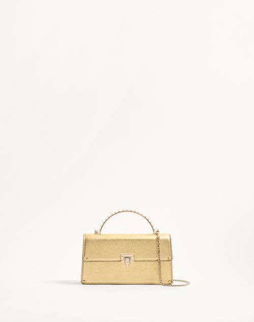 ROCKSTUD MINI LAMINATED CALFSKIN HANDBAG Product Image