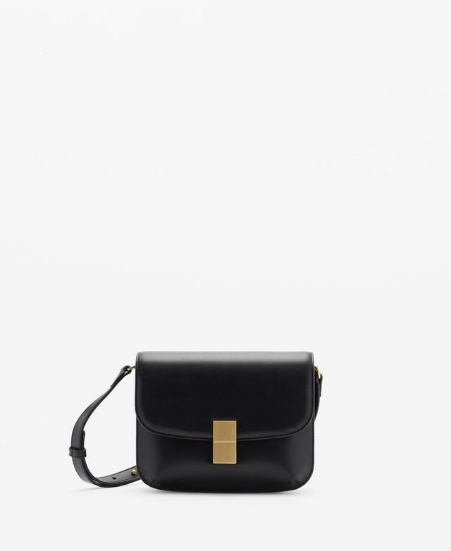 Mango Womens Metal Closure Crossbody Bag Product Image