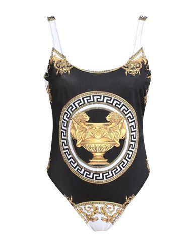 VERSACE Woman One-piece Swimsuit Black Size 2 Polyester, Elastane Product Image