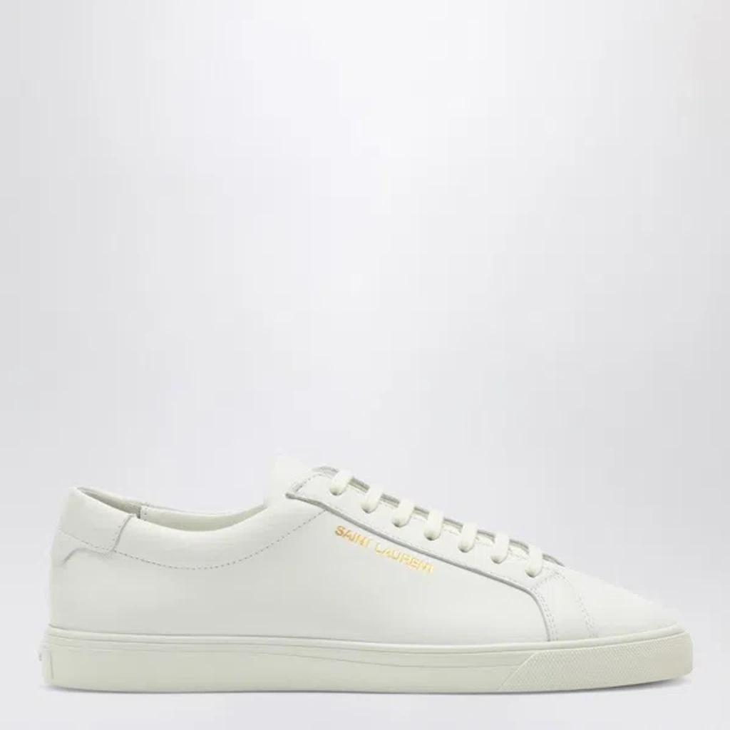 Andy Logo-print Leather Sneakers In White Product Image