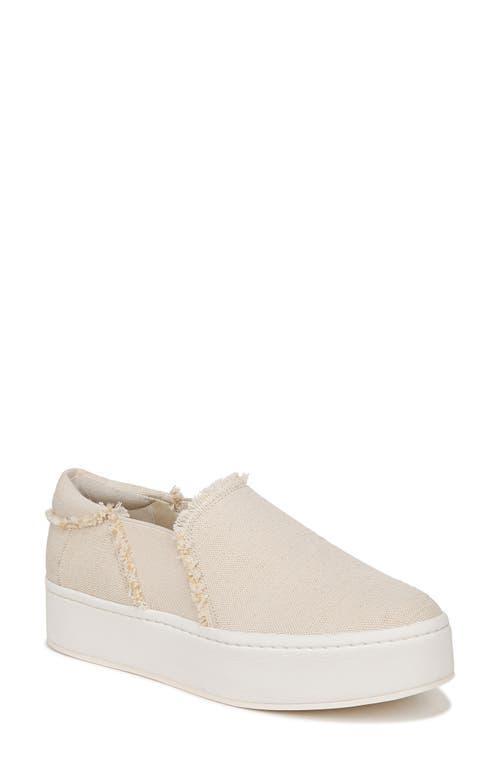 Vince Womens Warren Fray Platform Slip On Sneakers Product Image