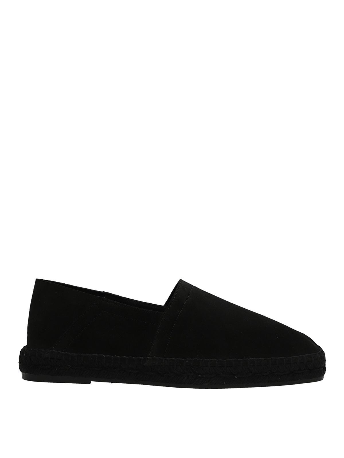 Suede Espadrilles In Black Product Image