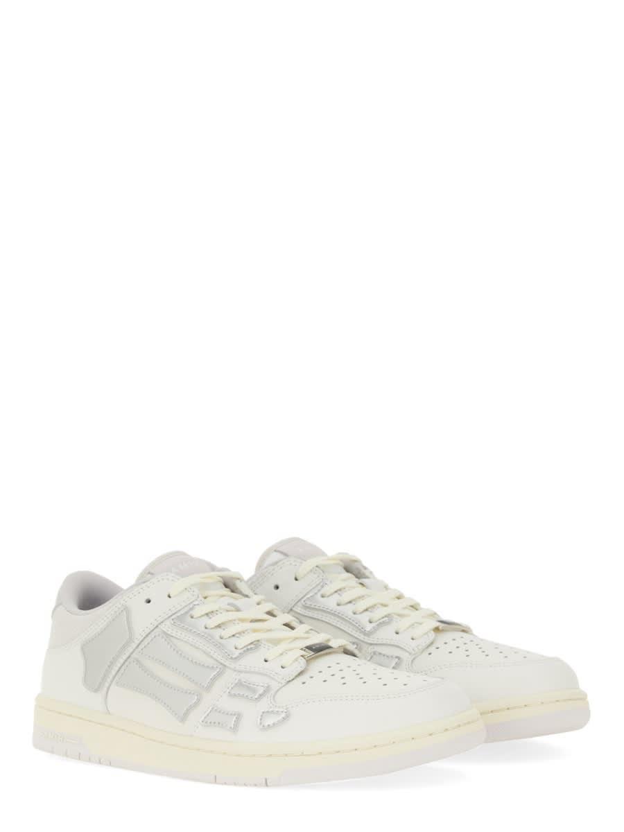 "metallic Skel" Sneaker In White Product Image