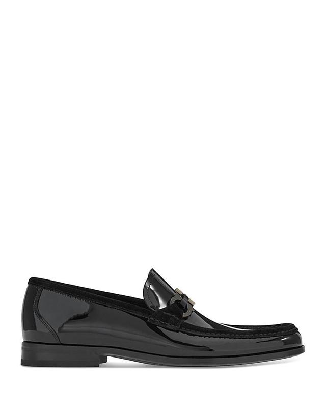 Mens Grandioso-2 Patent Leather Gancini Loafers Product Image