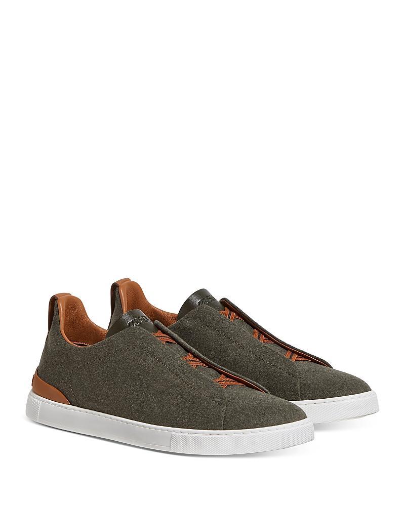 Zegna Mens Triple Stitch Low Top Sneakers Product Image