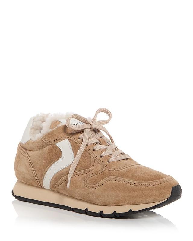 Voile Blanche Womens Julia Pump Shearling Low Top Sneakers Product Image