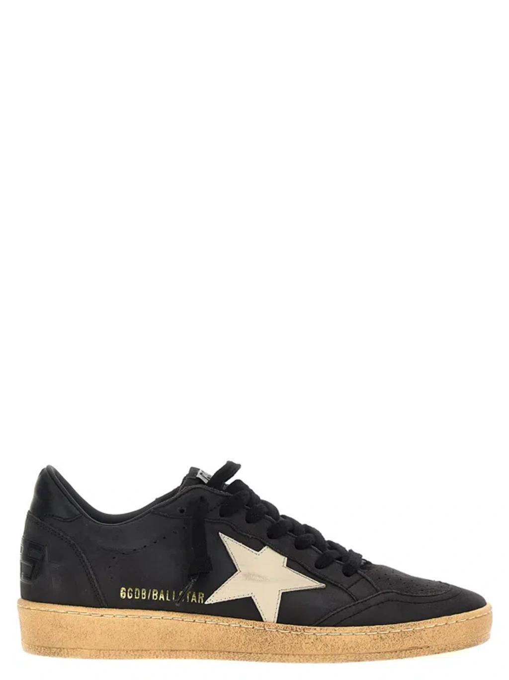 GOLDEN GOOSE Men Ball Star Sneakers In Grey Product Image