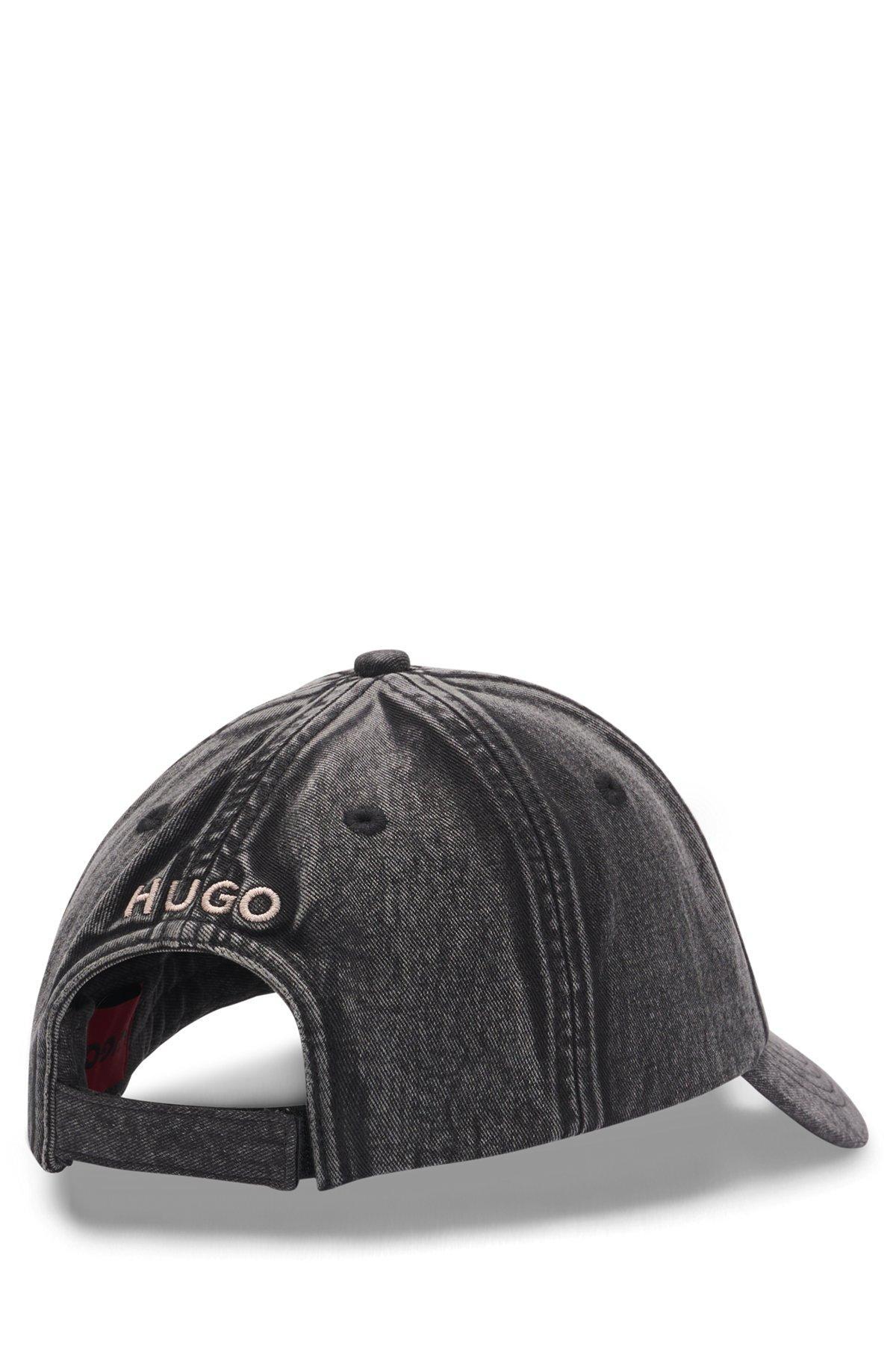 Cotton-twill cap with embroidered slogan Product Image