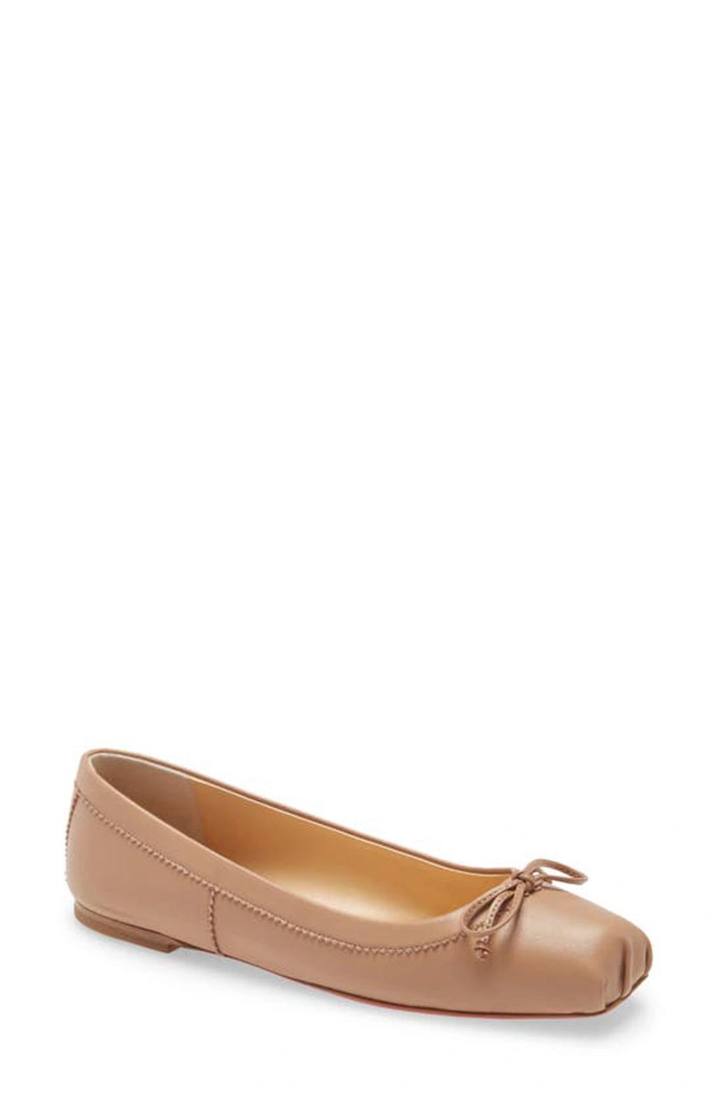 Mamadrague Napa Bow Ballerina Flats In Cream product image