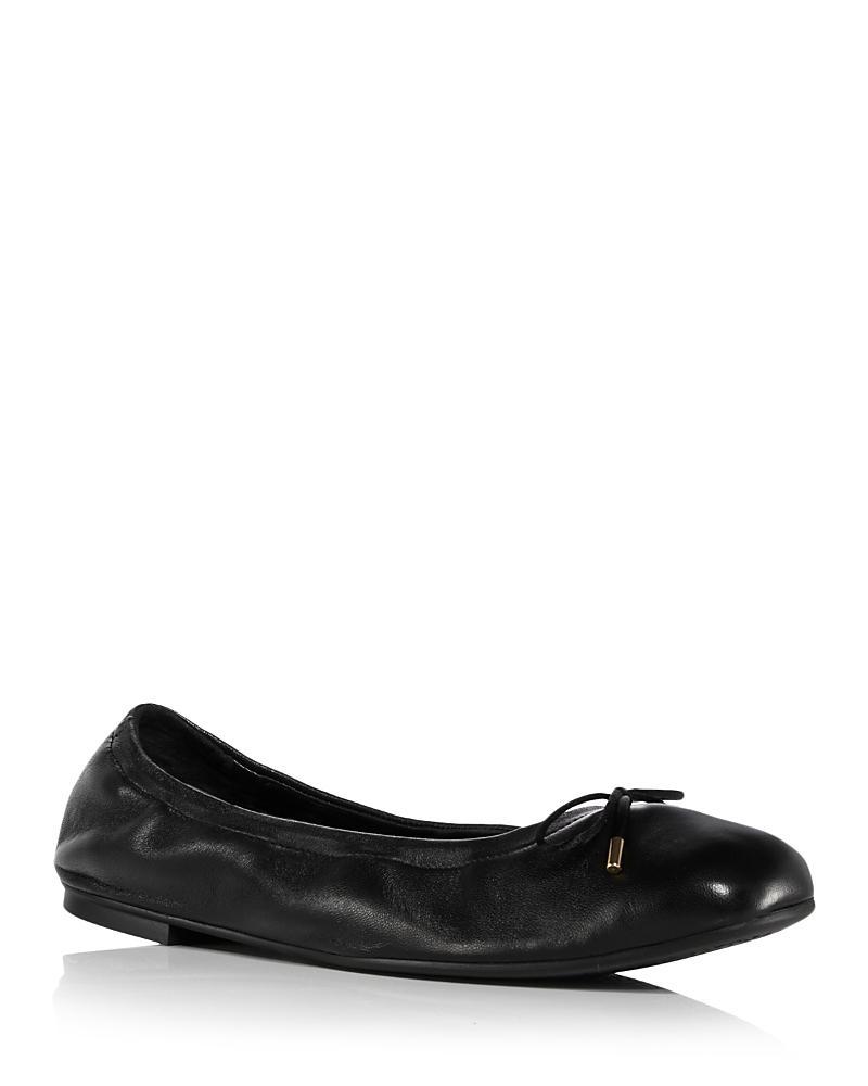 Bardot Bow Leather Flats Product Image