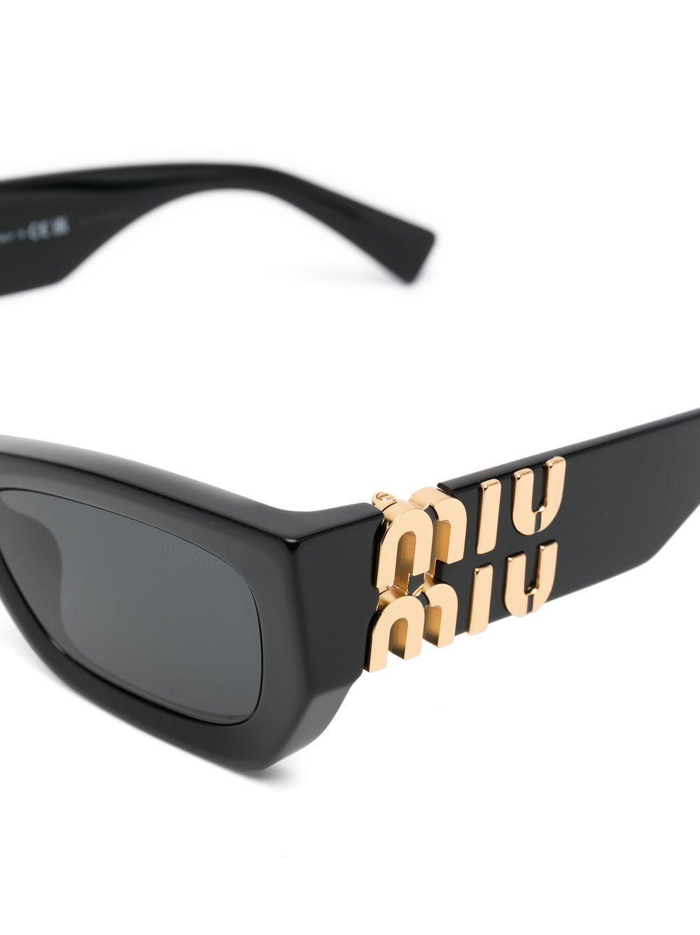 logo-plaque rectangular sunglasses Product Image