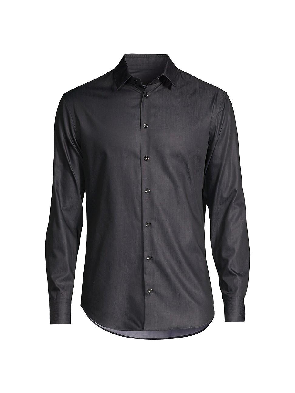 Mens Silky Denim Sport Shirt Product Image