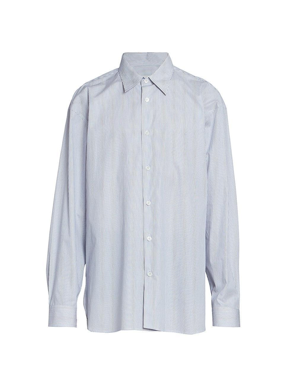 Mens Croom Pinstriped Button-Up Shirt Product Image