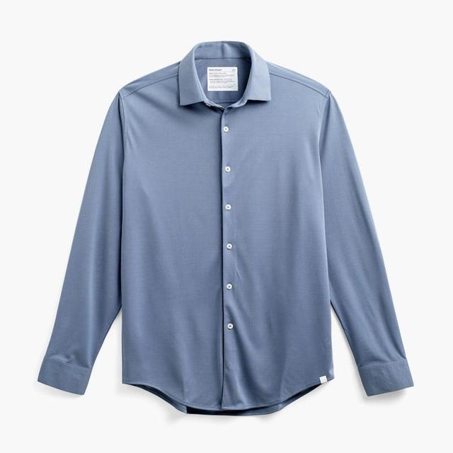 City Blue Oxford Men's Apollo Dress Shirt Product Image