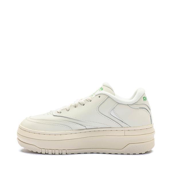 Womens Reebok Club C Extra Athletic Shoe - Chalk / Green Product Image