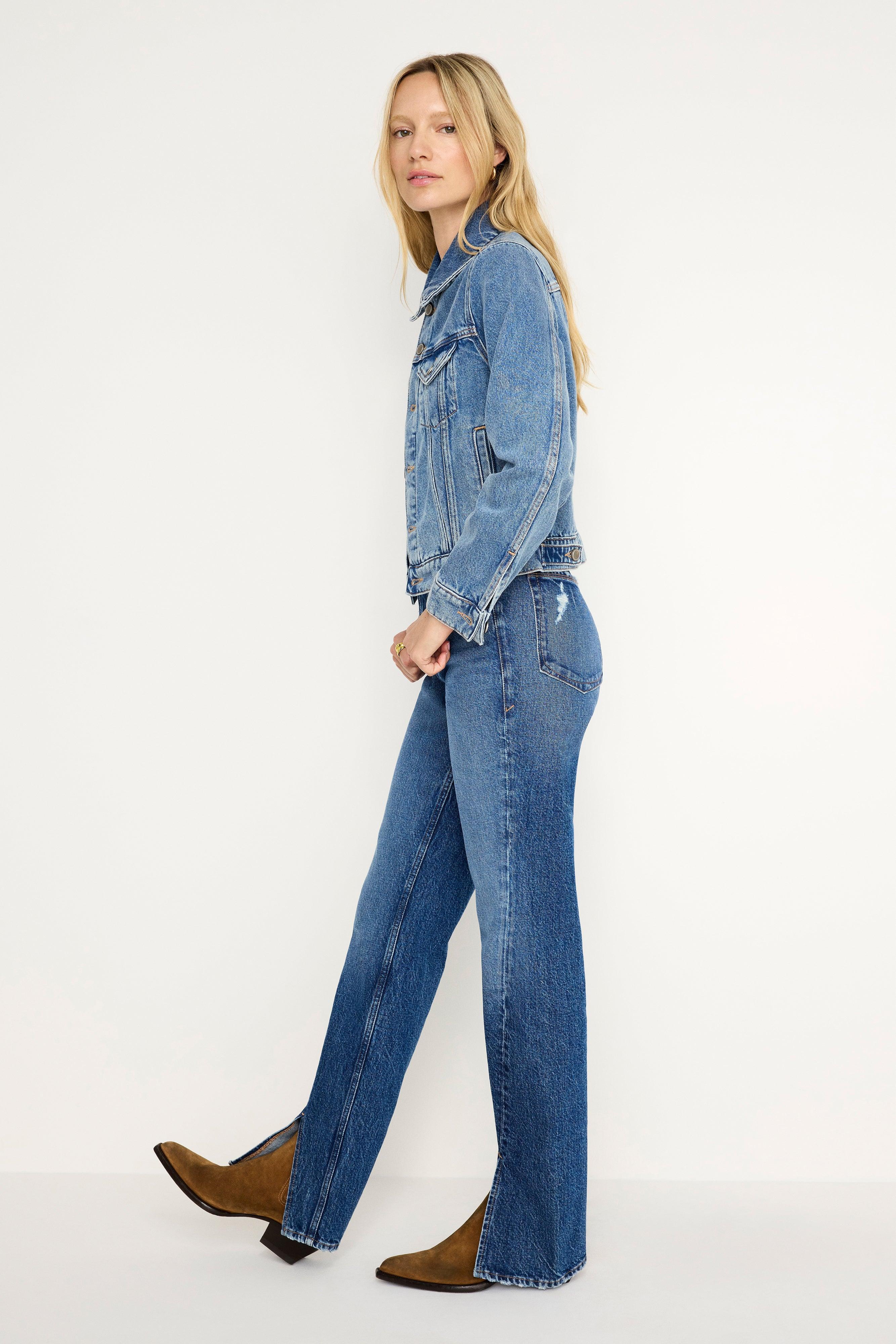 GOOD ICON STRAIGHT JEANS | INDIGO713 Product Image