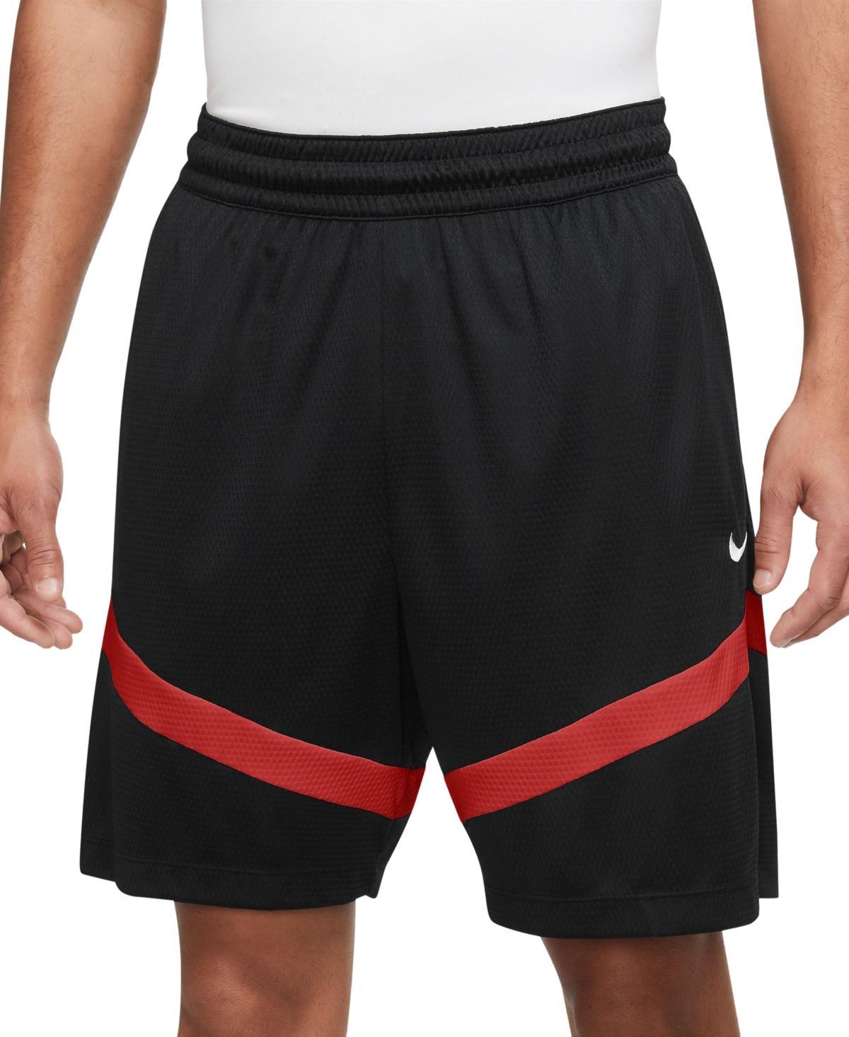 Icon Men's Dri-fit Drawstring 8" Basketball Shorts In White,midnight Navy,white,(midnight Navy Product Image