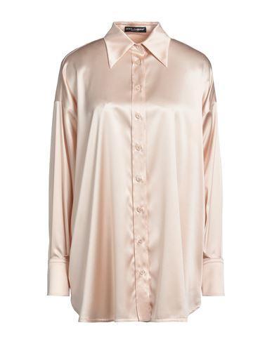 DOLCE & GABBANA Woman Shirt Blush Size 12 Silk, Elastane In Pink Product Image