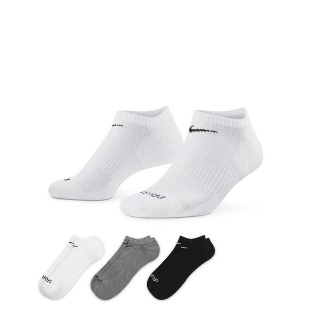 Nike Mens Nike 3 Pack Dri-FIT Plus No Show Socks - Mens Product Image