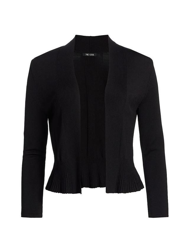 Womens First Day Peplum Cardigan Product Image