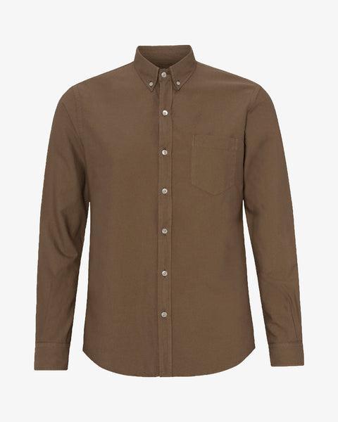 Organic Button Down Shirt - Cedar Brown Product Image