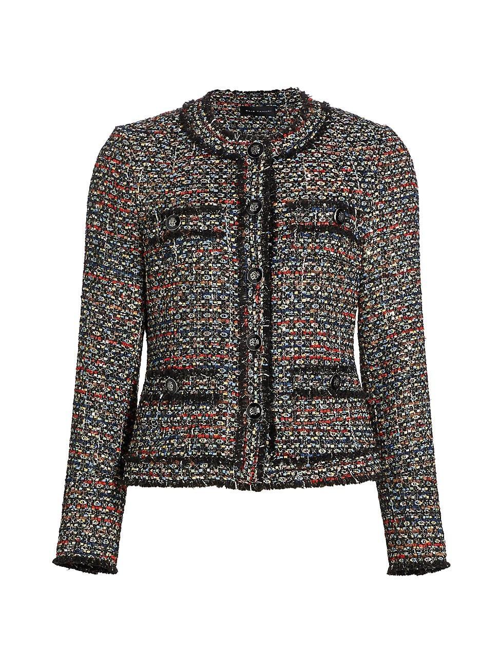 Womens The Dakota Metallic Tweed Jacket Product Image