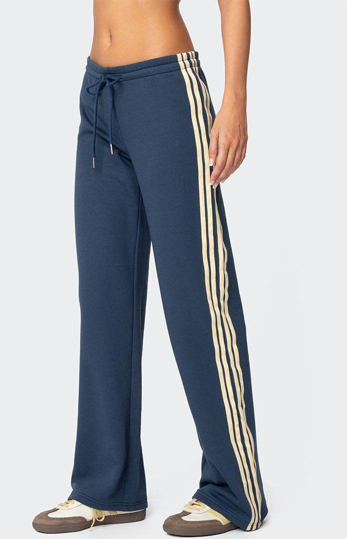 Edikted Women's Averie Contrast Striped Sweatpants Product Image