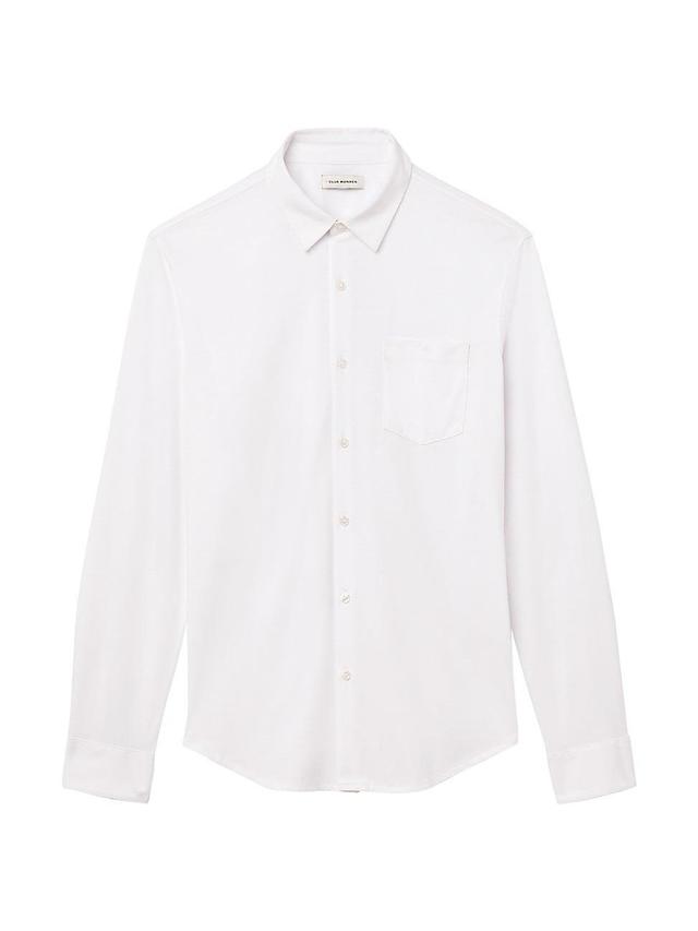 Mens Cotton-Blend Button-Front Shirt Product Image