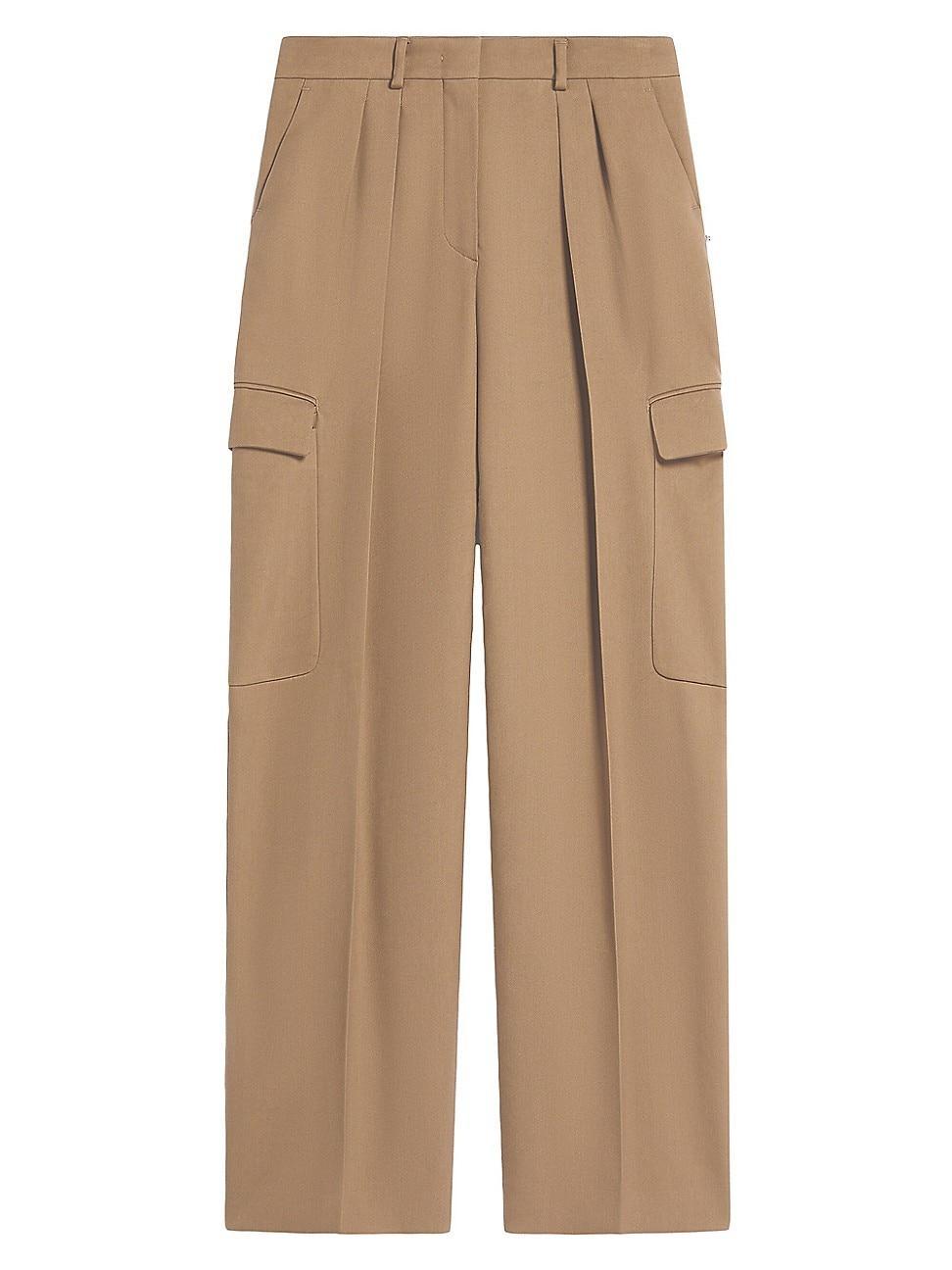 SPORTMAX Oversize Cotton Blend Cargo Pants Product Image