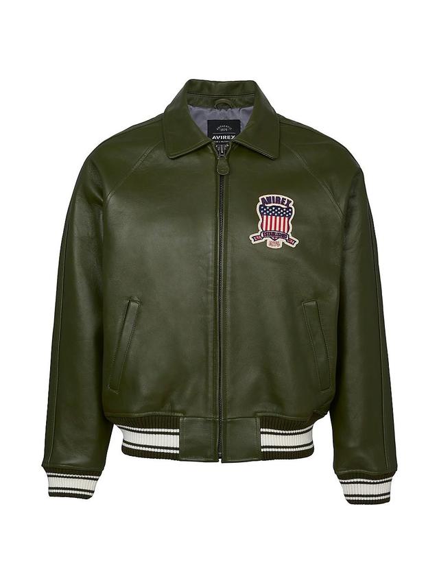 Mens Bronx Leather Jacket Product Image