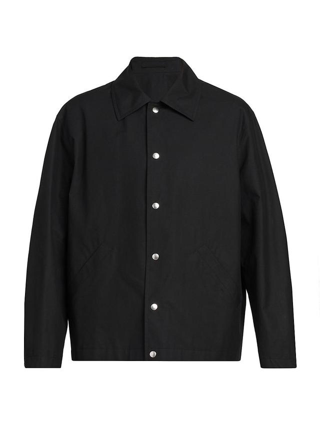 Mens Logo Blouson Cotton Poplin Jacket Product Image