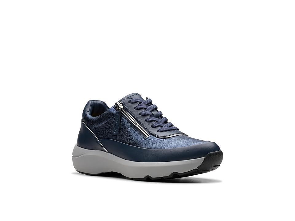 Clarks Tivoli Zip Combi Leather) Women's Shoes Product Image