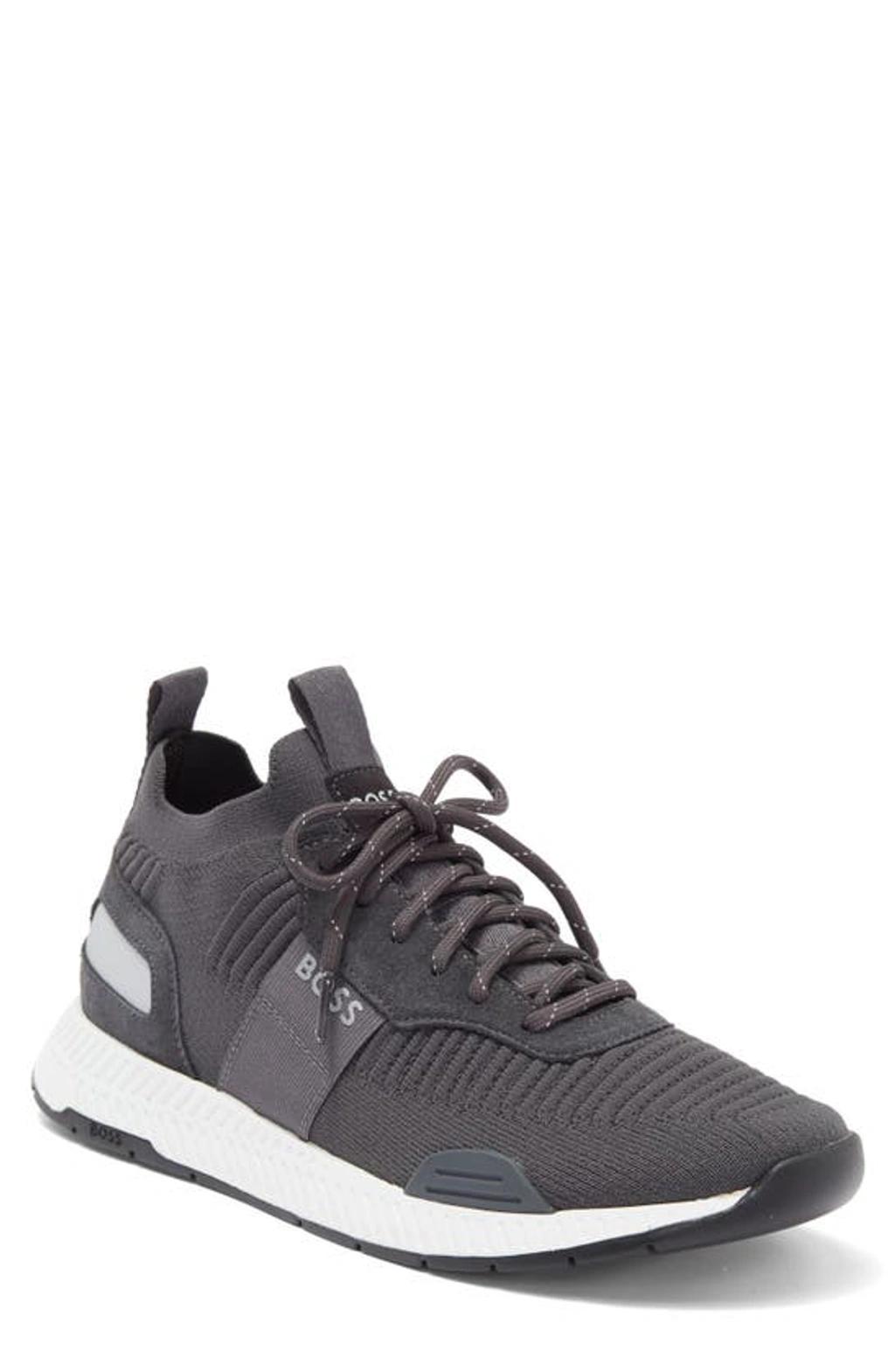 Titanium Sneaker In Dark Grey 2 Product Image