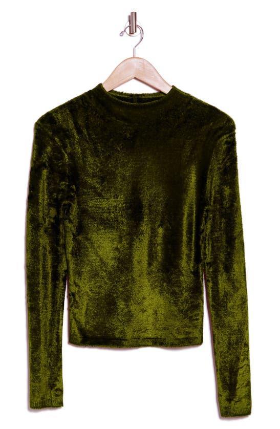 Panne Crewneck Sweater In Vine Product Image