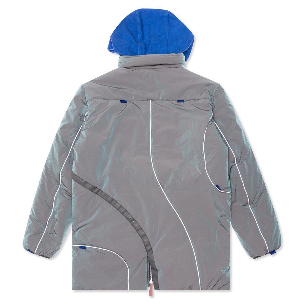 Crinkle Puffer Coat - Irid Male Product Image