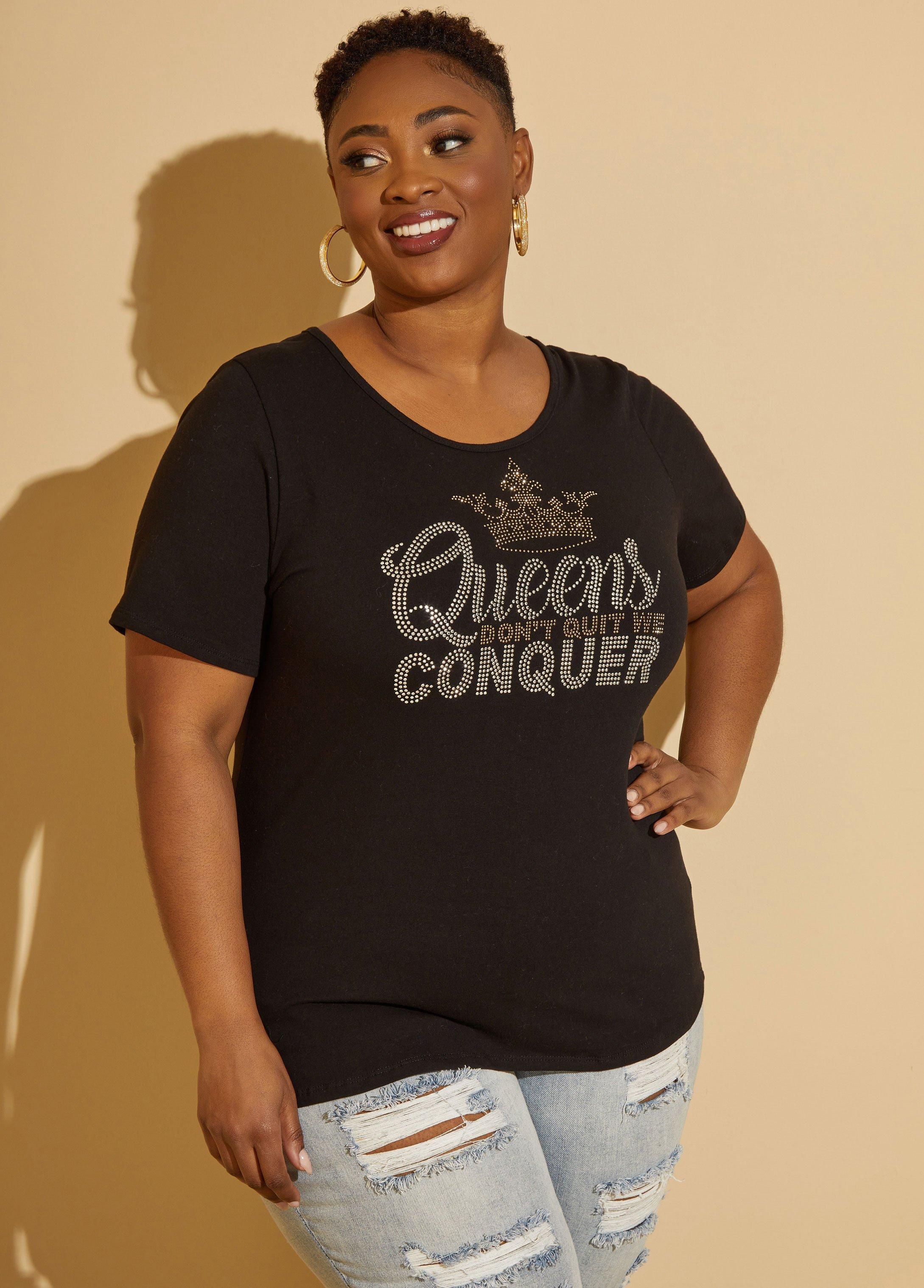 Queens Conquer Embellished Tee product image