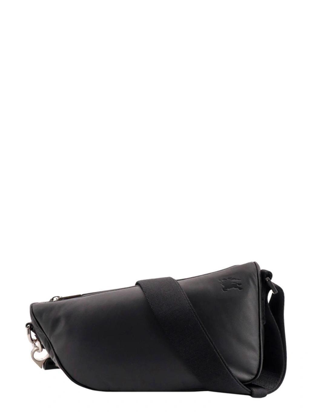 Crossbody Leather Bag In Black Product Image