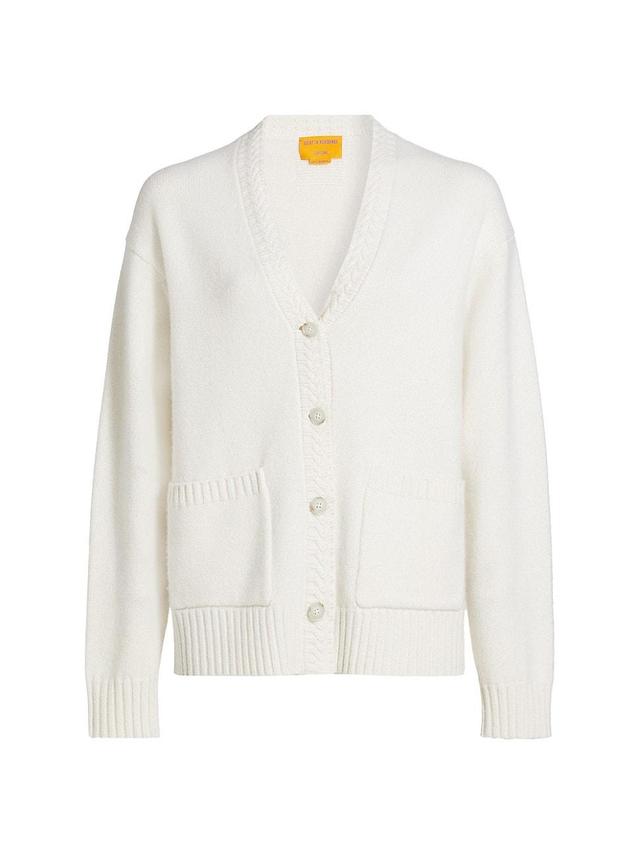 Womens Cashmere V-Neck Cardigan Product Image