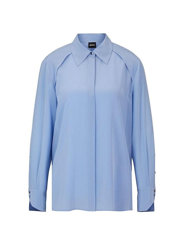 Womens Long-Sleeved Blouse Product Image