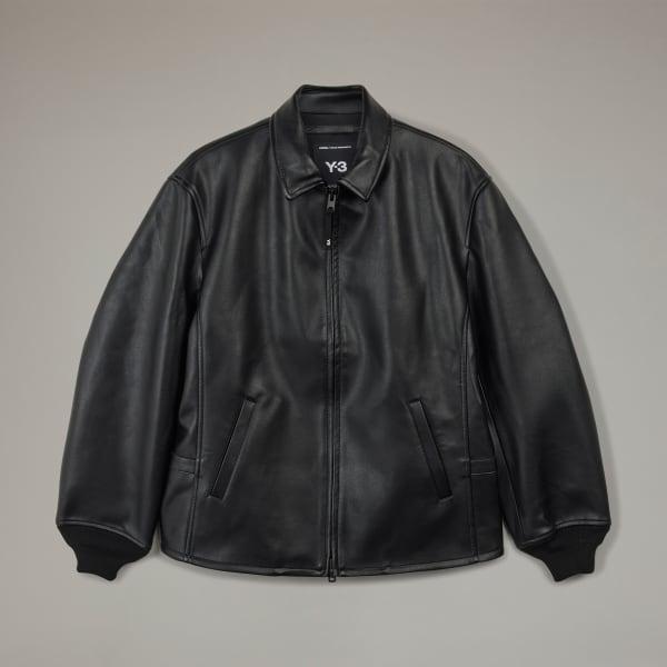 Y-3 Pleather Bomber Jacket Product Image