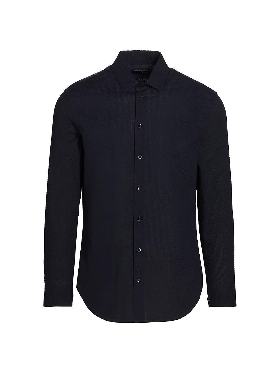 Mens Seersucker Sport Shirt Product Image