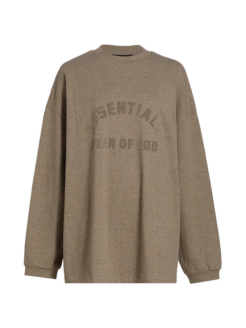 Mens Essentials Long-Sleeve Cotton T-Shirt Product Image