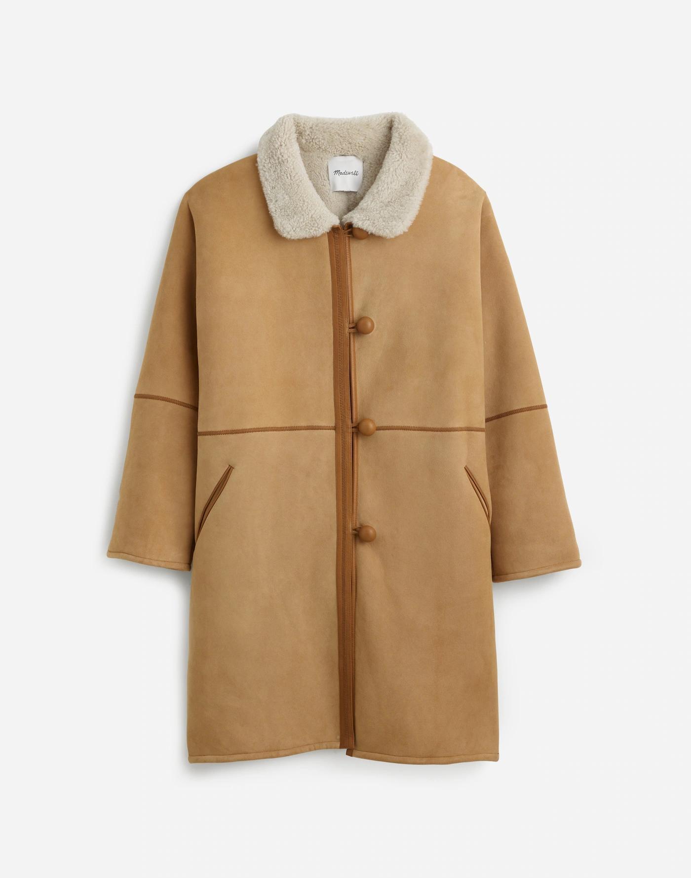 Suede Oversized Long Jacket Product Image