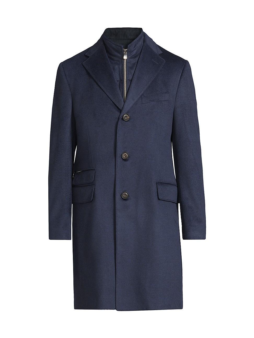 Mens ID Tailored Wool Coat Product Image