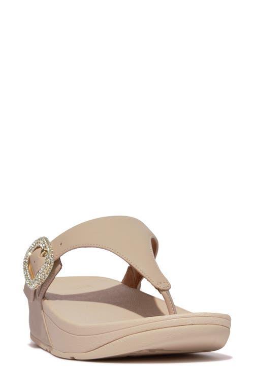 FitFlop Lulu Crystal Buckle Platform Flip Flop Product Image