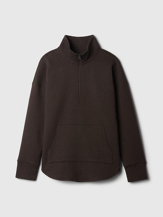 GapFit Quilted Jacquard Half-Zip Pullover Product Image