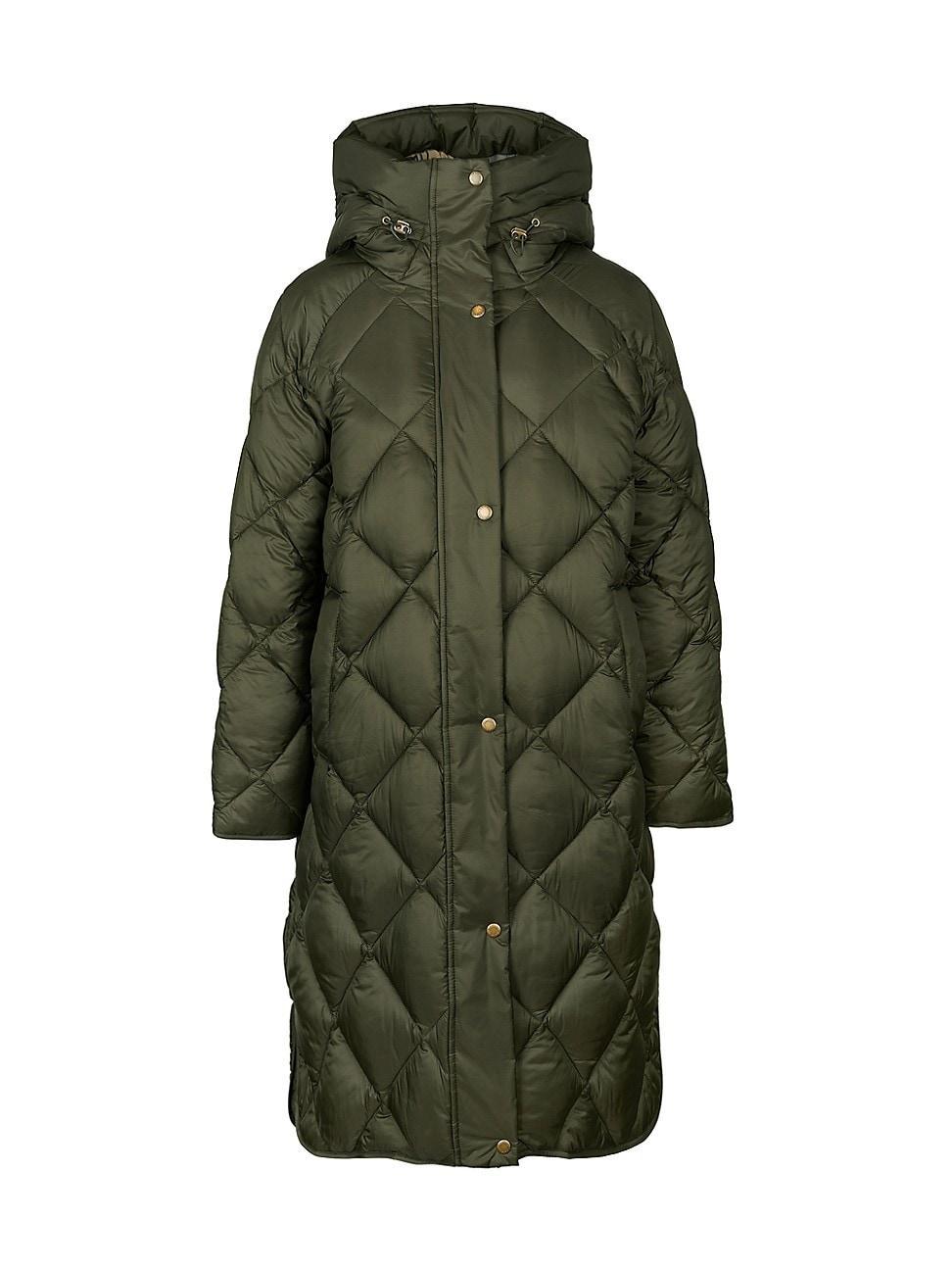 Womens Sandyford Quilted Nylon Coat Product Image