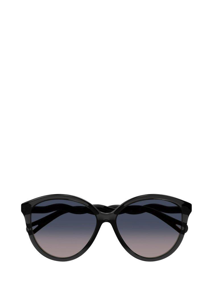 Eyewear Square Round Framed Sunglasses In Black product image